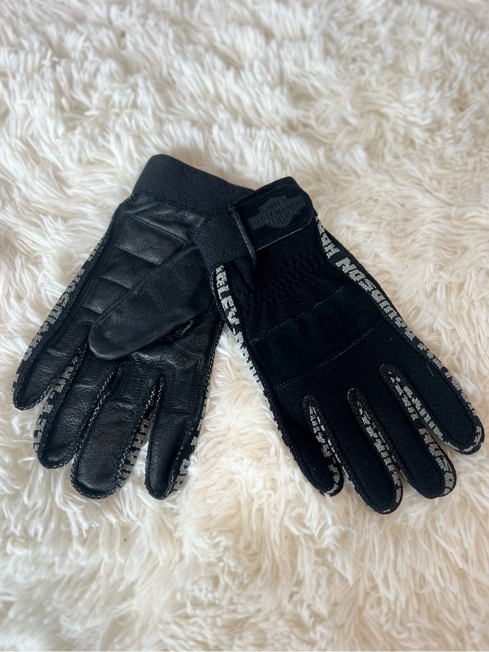 Harley Davidson Leather Riding Gloves